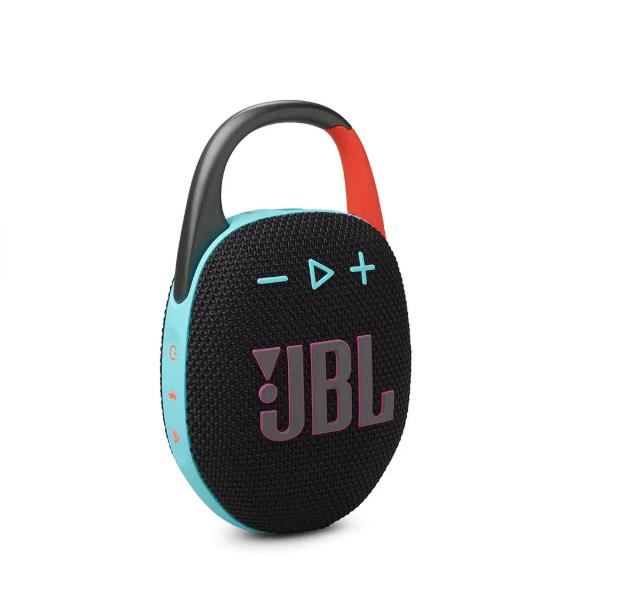 Parlante bluetooth JBL clip 5 funky blanck